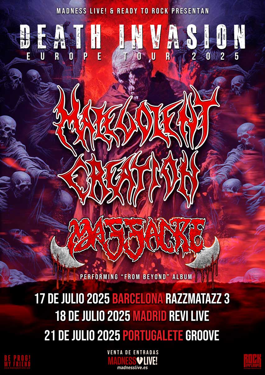 Fechas confirmadas de la gira de Malevolent Creation el próximo mes de julio a Massacre.