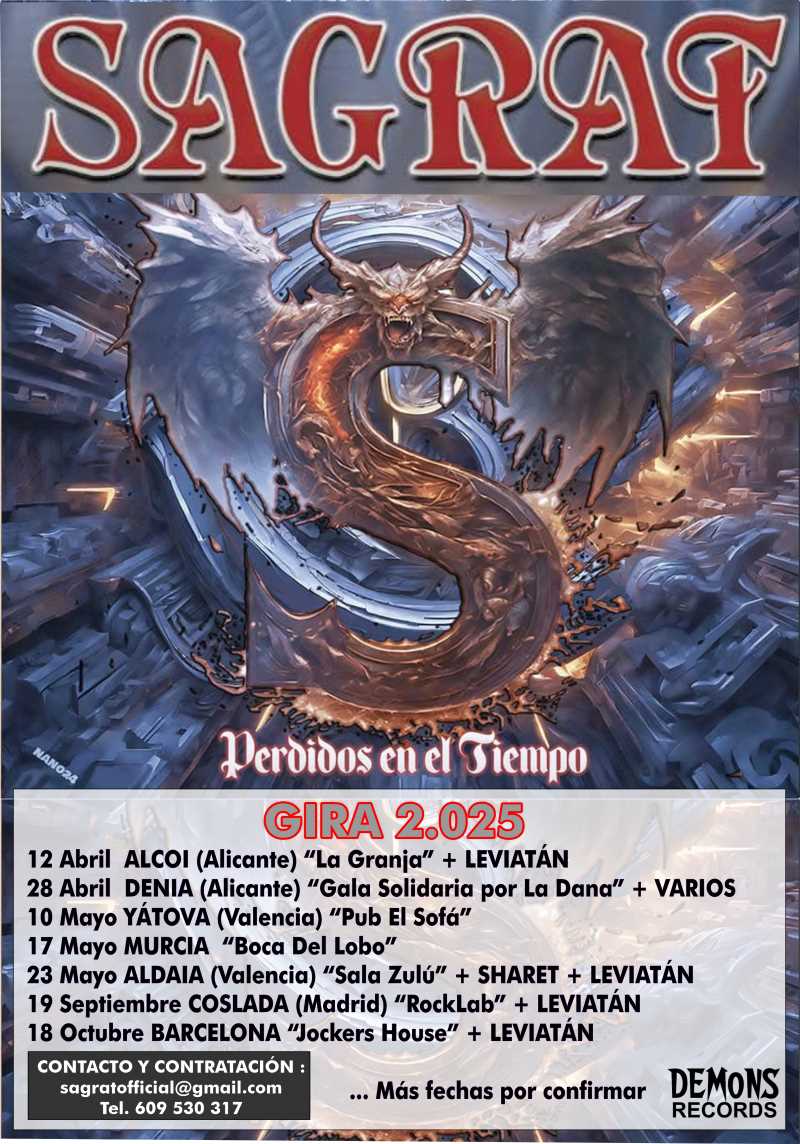 Sagrat presenta su gira de presentación de «Perdido en el Tiempo»