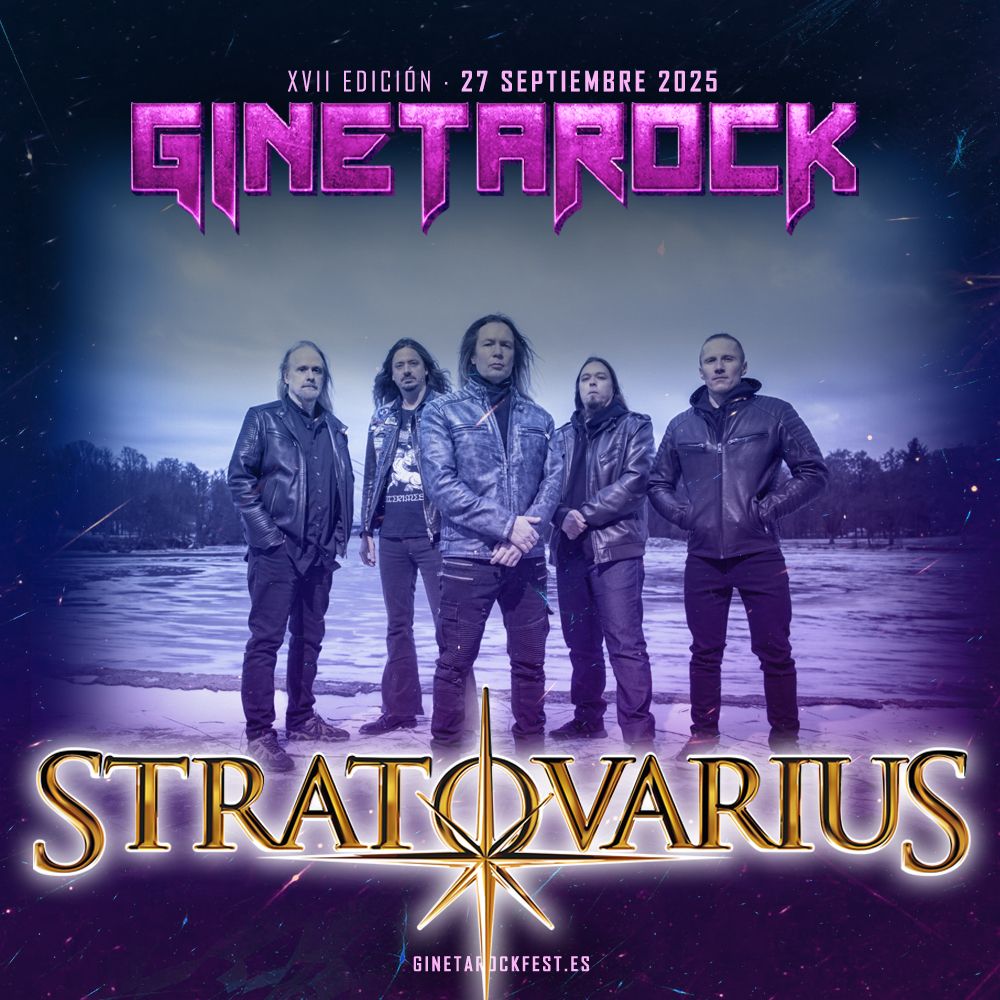 Stratovarius, Cabeza de Cartel del Gineta Rock 2025