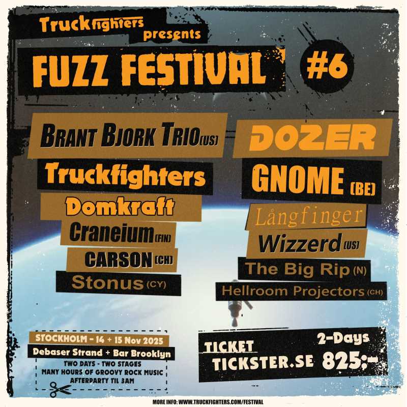 Información del Truckfighters’ Fuzz Festival de Suecia