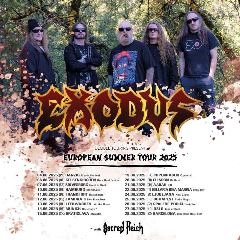 Fechas europeas de verano de Exodus