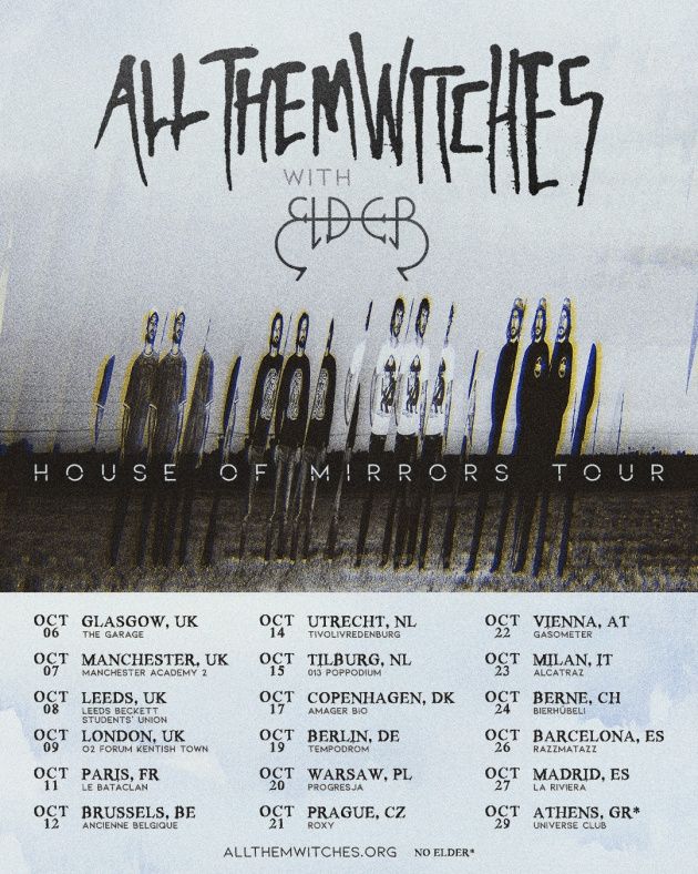 Gira conjunta de All Them Witches y Elder por Europa
