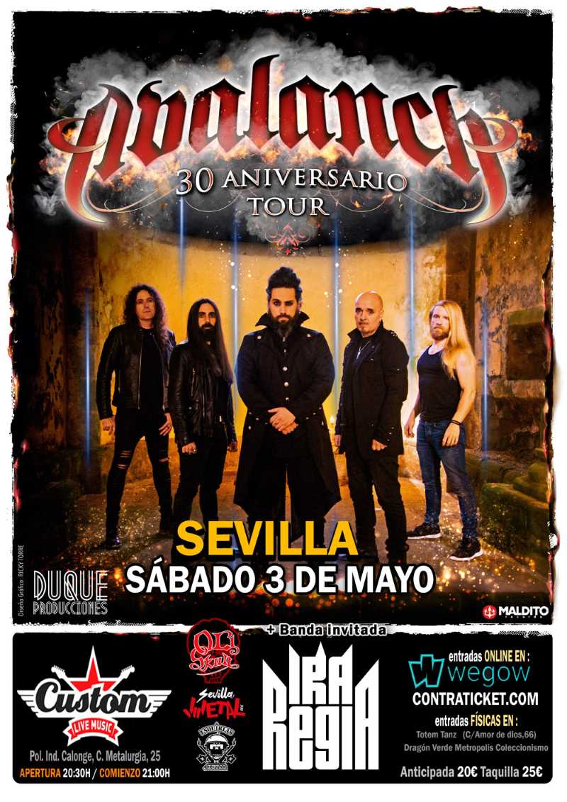 Avalanch de vuelta en Sevilla el 3 de mayo en concierto