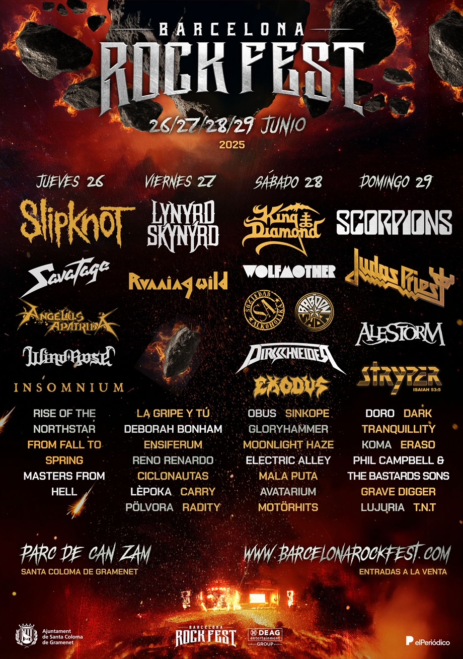 King Diamond encabeza las nuevas confirmaciones del Barcelona Rock Fest 2025
