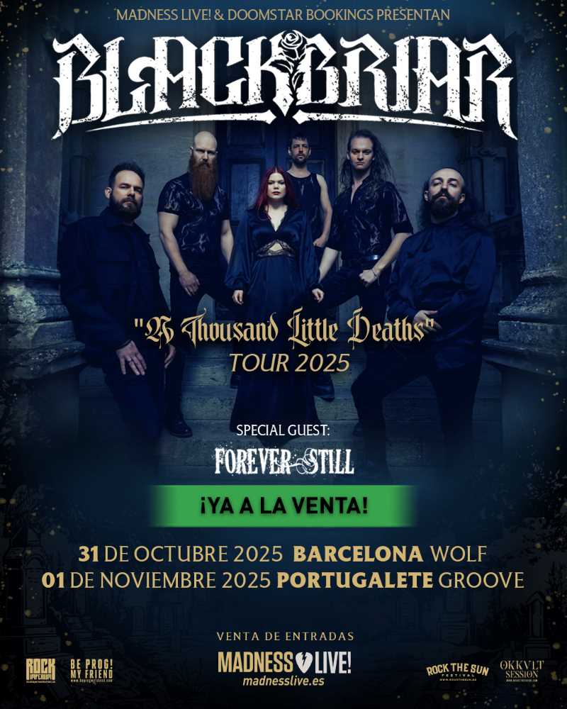 Blackbriar y Forever Still juntos en concierto en Barcelona y Portugalete
