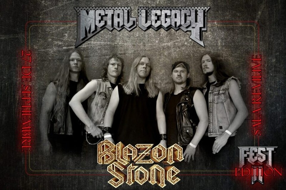 Blazon Stone como nueva incorporación y primera internacional en el II Metal Legacy Fest
