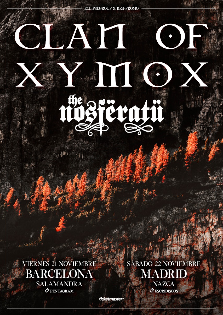 Doblete de metal/rock gótico en otoño con Clan of Xymox y Nosferatu