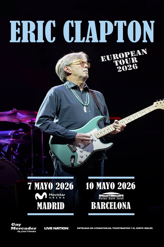 Eric Clapton anuncia una gira europea como el regreso del maestro del blues con dos citas en España
