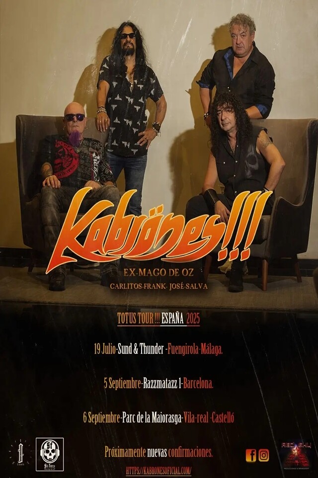 Kabrönes anuncia la gira “Totus Tour 2025” en España