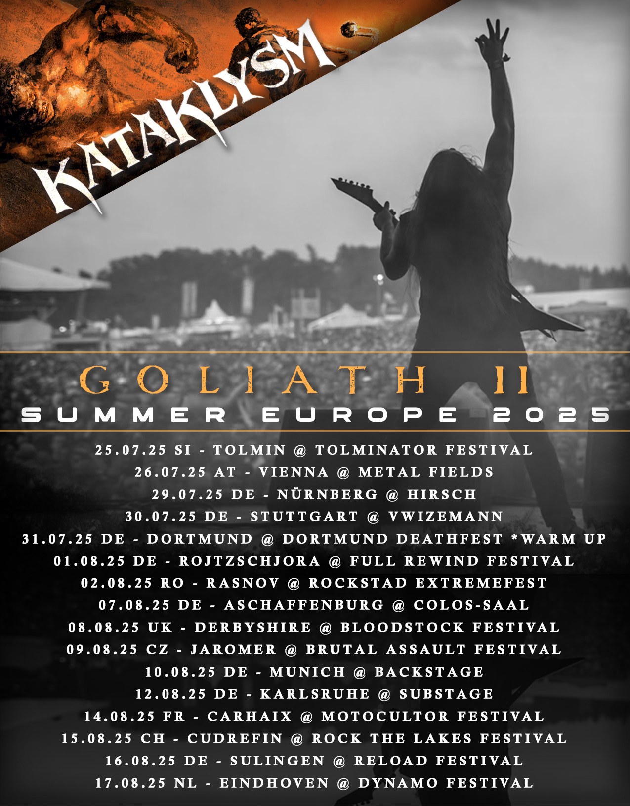 Fechas del tour europeo de los canadienses Kataklysm