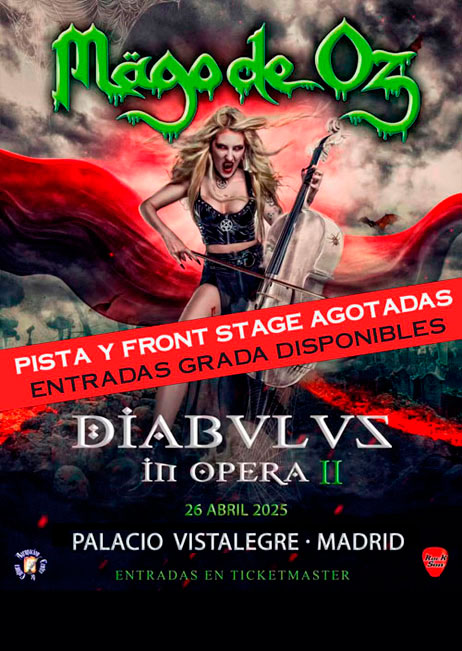 Mägo de Oz Presenta “Diabulus in Opera” en Madrid con varios Solds Outs