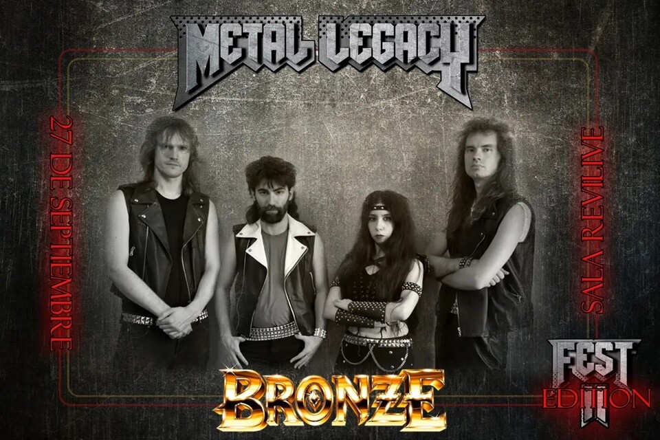 La banda Bronze se suma al cartel del Metal Legacy Fest II