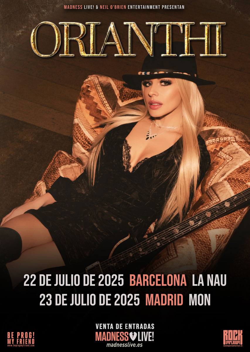 Orianthi desplegará su virtuosismo en pleno verano con dos fechas muy especiales