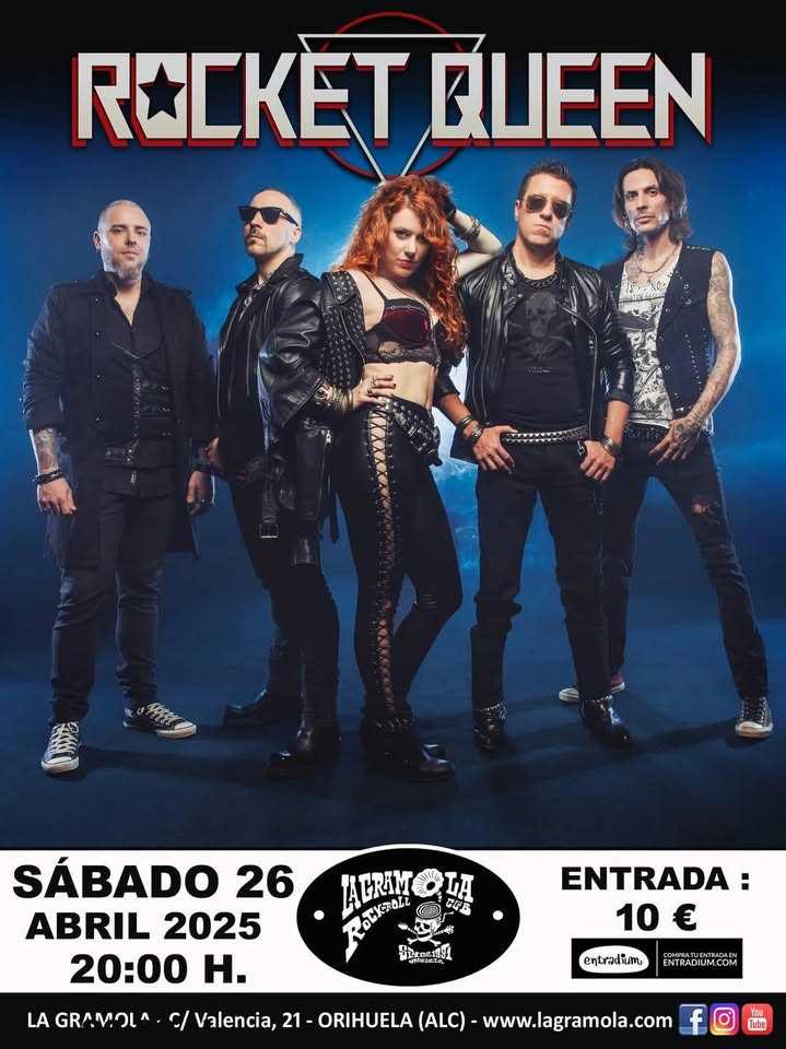 Rocket Queen hoy sábado 26 de abril en Orihuela (Alicante)