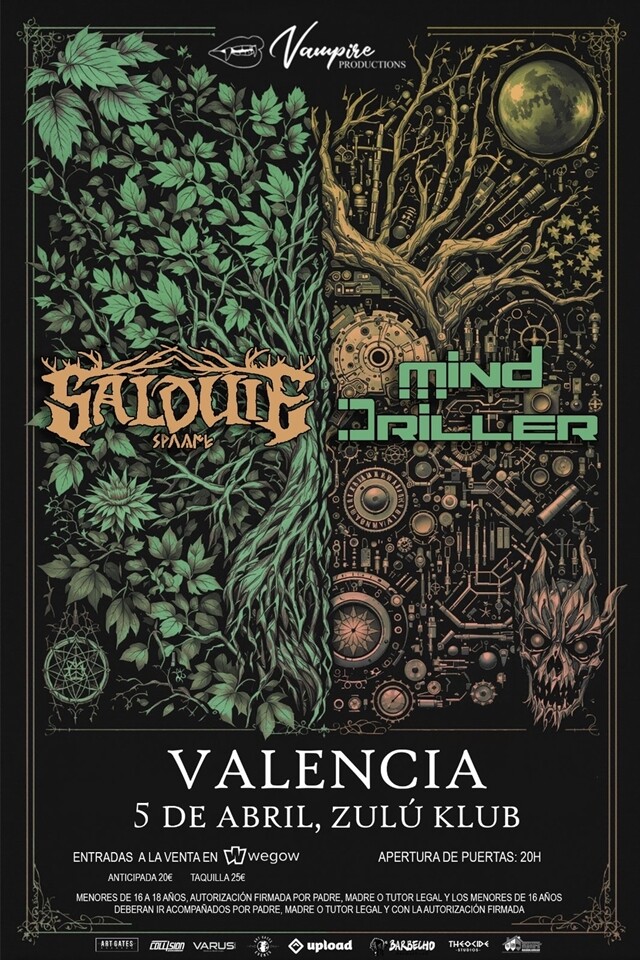 Salduie y Mind Driller juntos en Valencia dentro de una semana