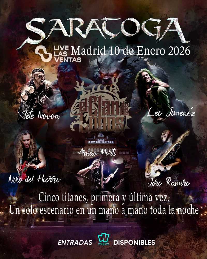 Concierto especial de Saratoga en Madrid el 10 de enero de 2026