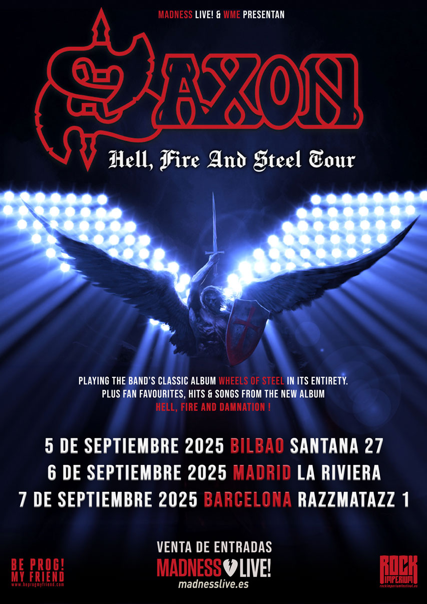 Saxon interpretará el mítico «Wheels of Steel» al completo en su próxima gira ibérica