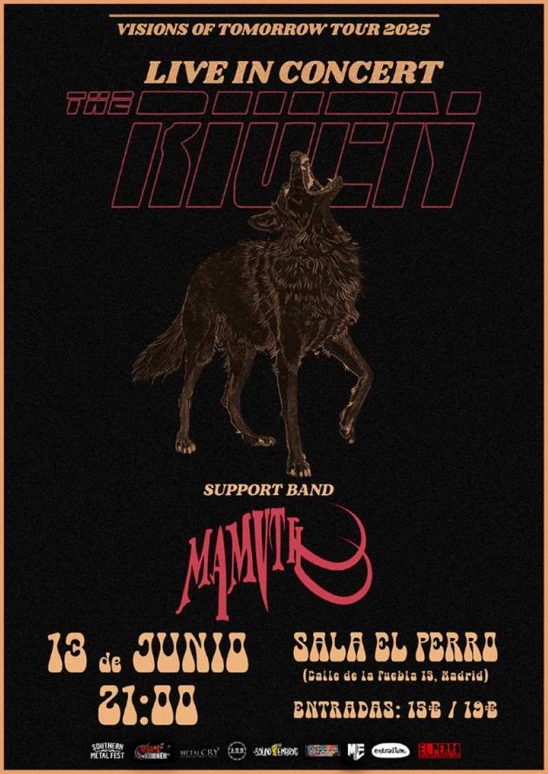 Los suecos The Riven en Madrid el 13 de junio