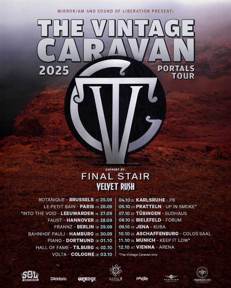 Fechas del tour europeo de The Vintage Caravan