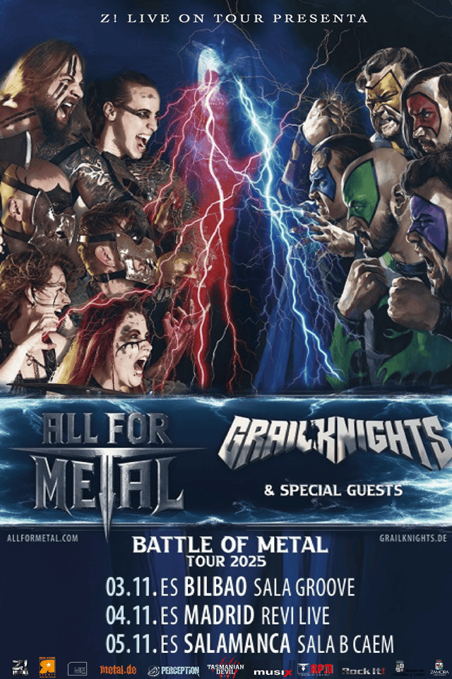 ¡Z! on Tour nos traerá al explosivo dúo de All for Metal y Grailknights!