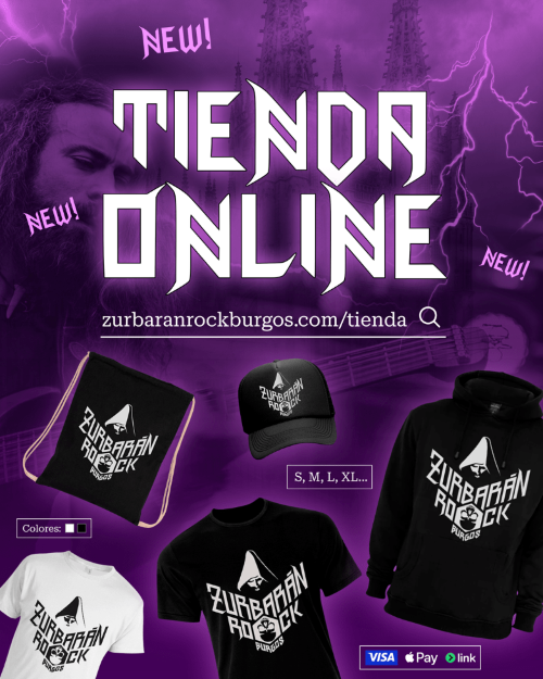 El festival gratuito Zurbarán Rock Burgos lanza su tienda online