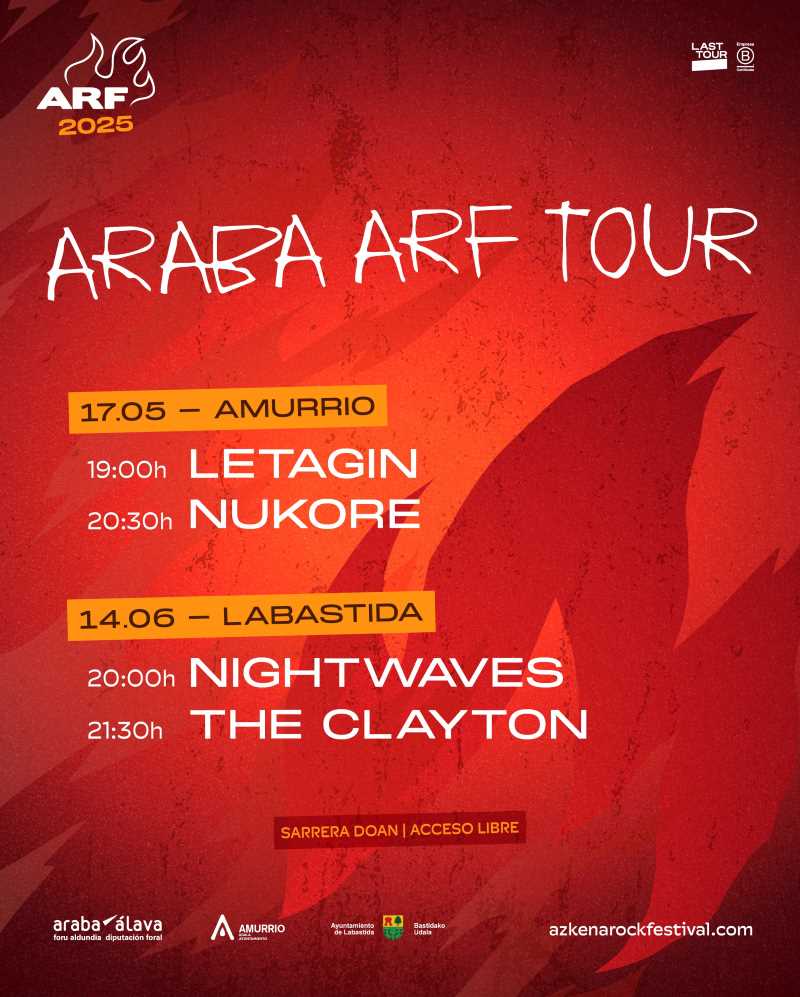 Araba ARF Tour para promocionar el Azkena Festival en Alava