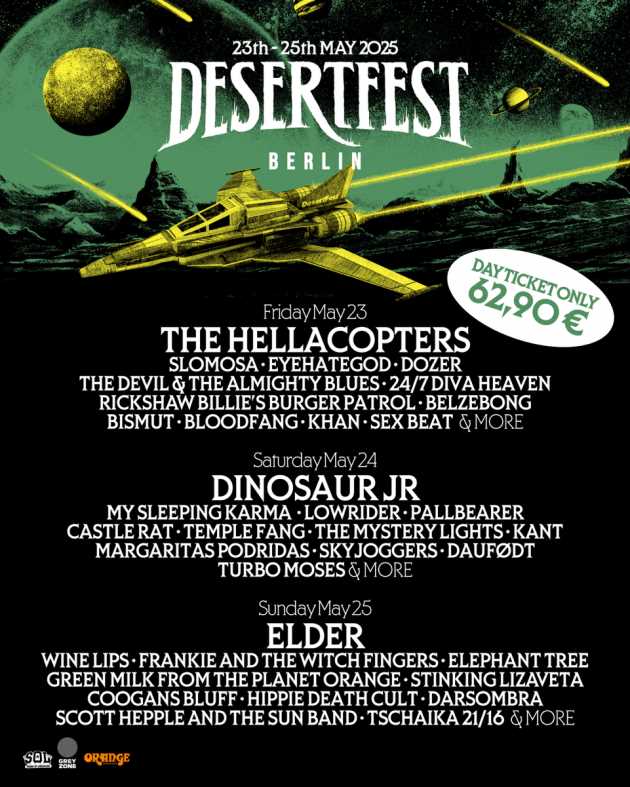 Se completa el cartel del Desertfest Berlin 2025