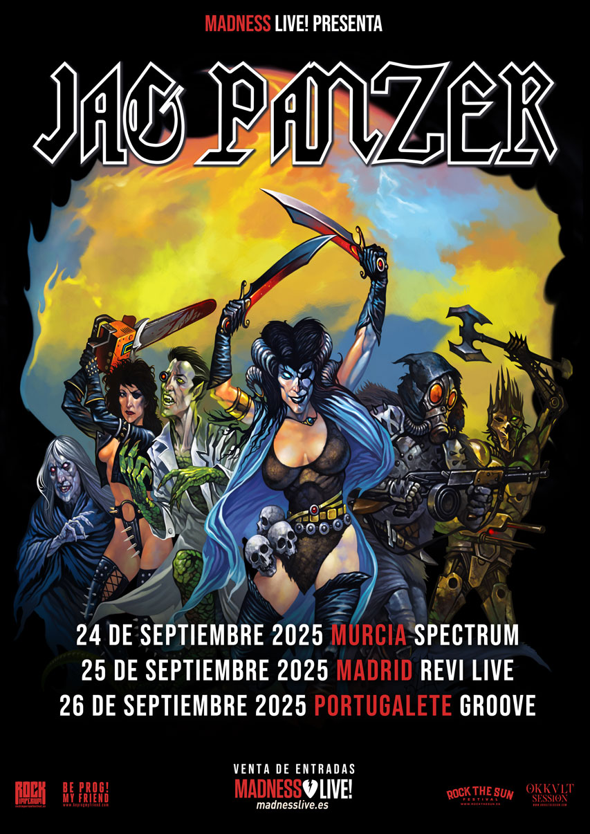 Las leyendas del metal/rock Jag Panzer anuncian una gira por España en septiembre
