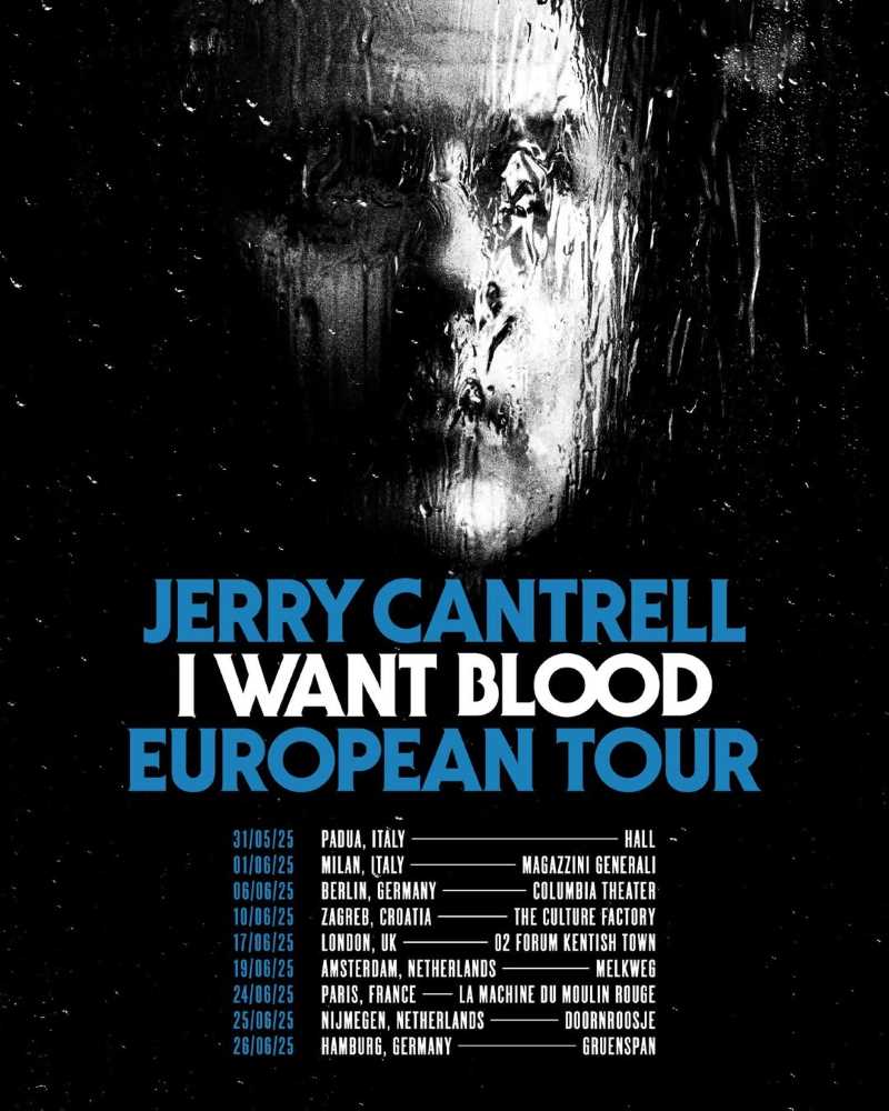 Noticias de Jerry Cantrell: single y gira europea