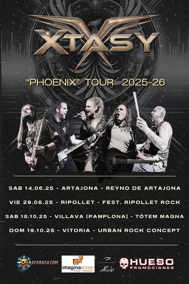 Gira de Xtasy en 2025-2026 y anuncio del nuevo disco «Phoenix»