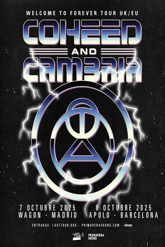 La veterana banda de metal progresivo Coheed and Cambria pasarán por Madrid y Barcelona este otoño
