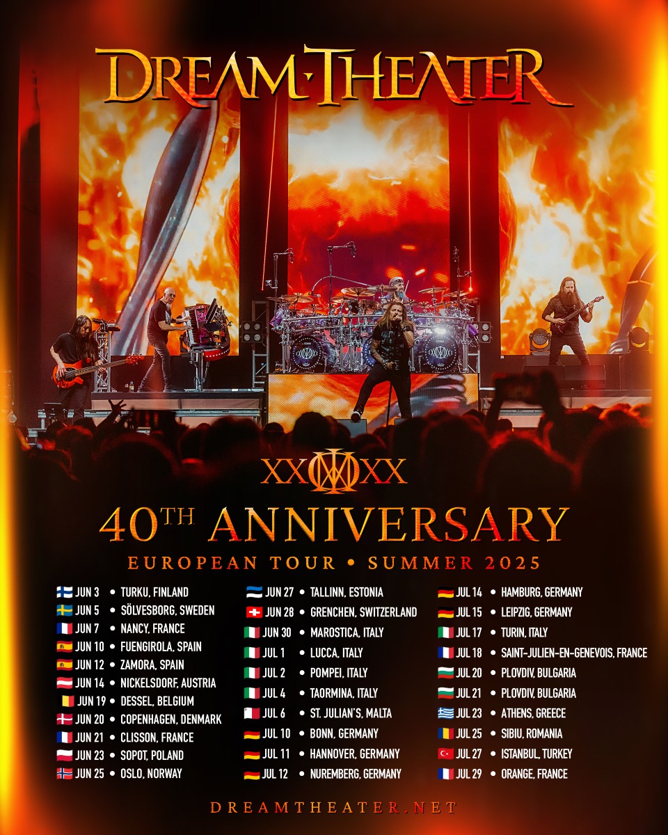 Fechas europeas de verano de Dream Theater