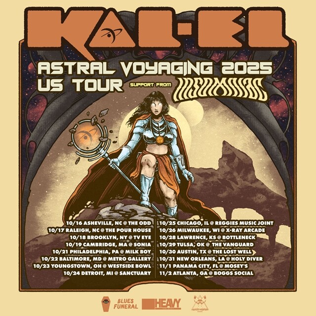 Los rockeros cósmicos escandinavos Kal-El anuncian su primera gira por Estados Unidos este otoño con nuevo disco