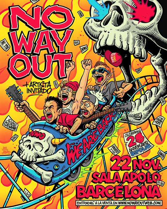 No Way Out celebrará el vigésimo aniversario de «Bipolar» en un concierto exclusivo en Barcelona