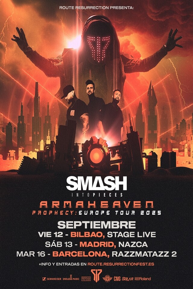 ¡Smash Into Pieces regresan a España tras casi una década este 2025!