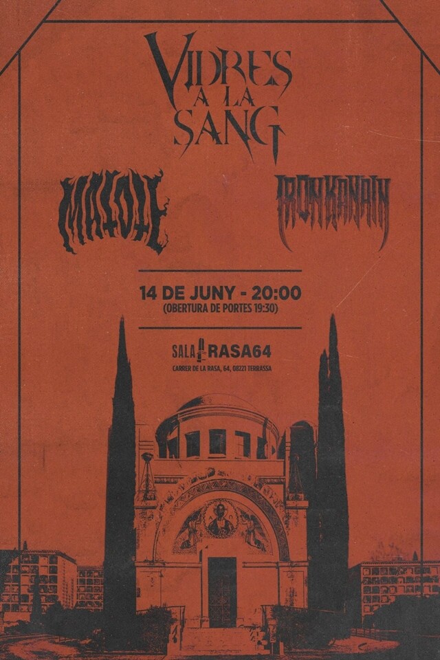 Vidres A La Sang devastarán Terrassa el 14 de Junio