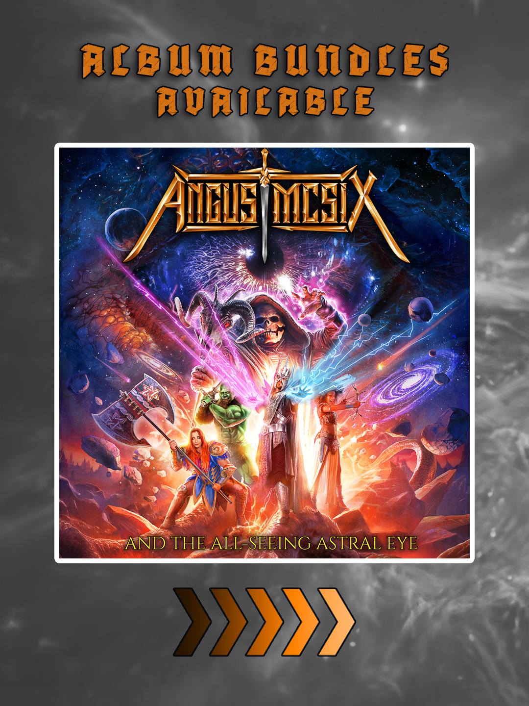 Angus McSix anunció el lanzamiento de su nuevo álbum, “And the All-Seeing Astral Eye”, el 13 de marzo de 2026
