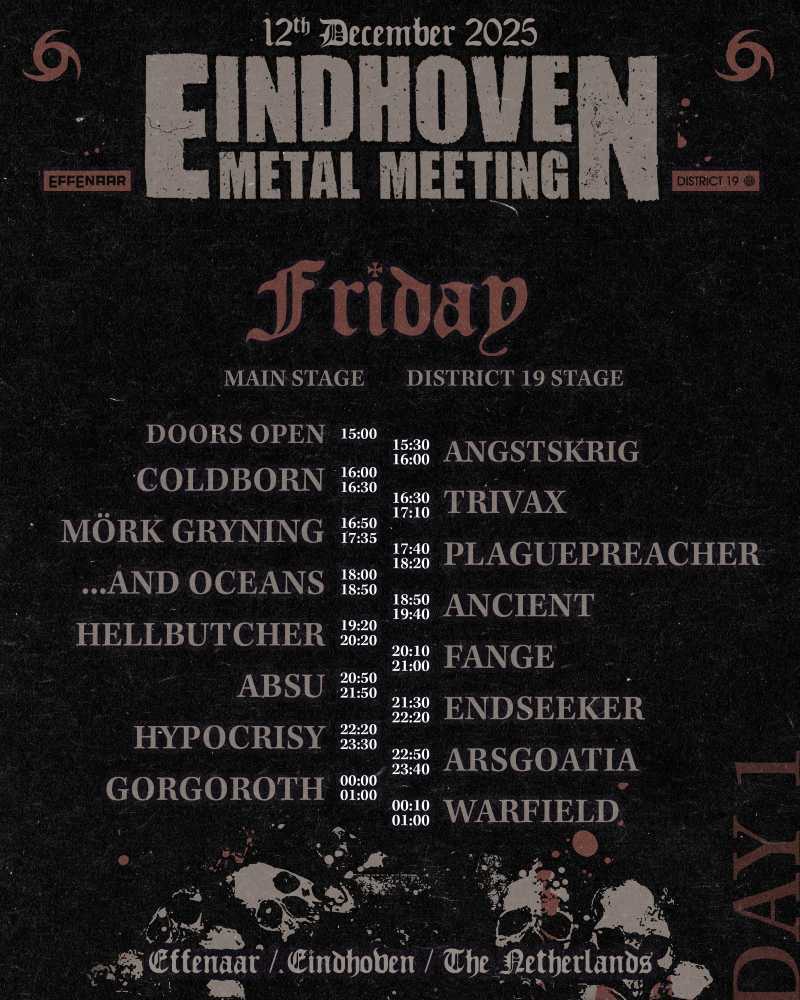 Eindhoven Metal Meeting 2025 Viernes Eindhoven Metal Meeting 2025 Viernes