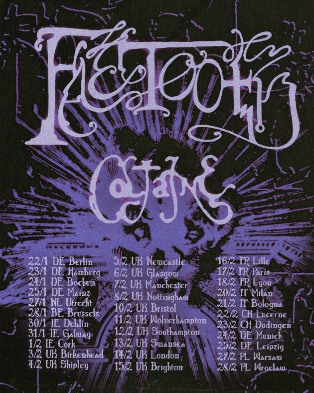 Gira europea de los alemanes Coltaine con los doomers americanos Faetooth