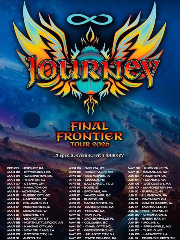 Gira final de la mítica banda Journey por Norteamérica