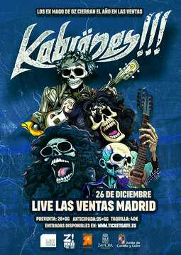 El 26 de diciembre concierto especial de Käbrones en Madrid