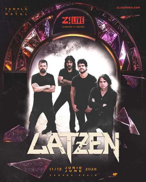 Latzen y Sutagar en el cartel del Z! Live Rock Fest 2026