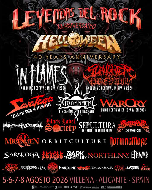 Leyendas del Rock 2026 anuncia fechas y primeras sorpresas para su XX Aniversario