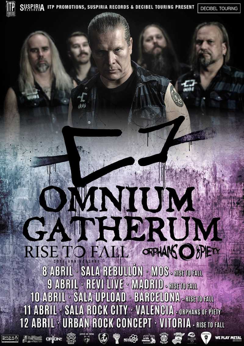 Confirmados Rise To Fall y Orphans Of Piety como invitados en el tour de Omnium Gatherum