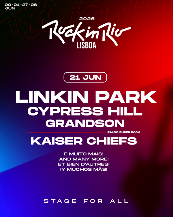 Anuncios del Rock In Rio Lisboa, que ha anunciado la participación de grupos como Cypress Hill, Kaiser Chiefs y Grandson.