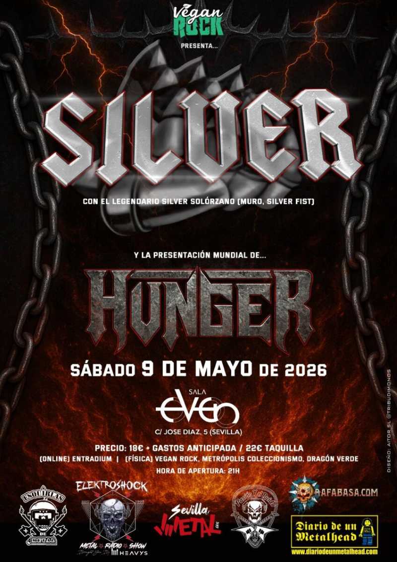Silver presenta su banda en Sevilla el 9 de mayo de 2026