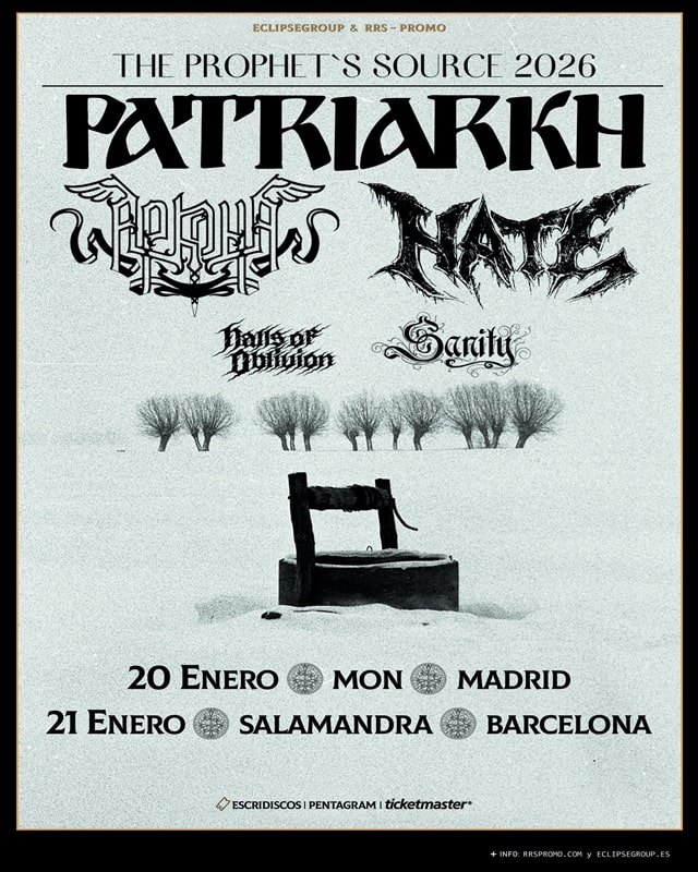 El Prophet’s Source reunirá el metal/rock extremo más icónico en España a finales de enero