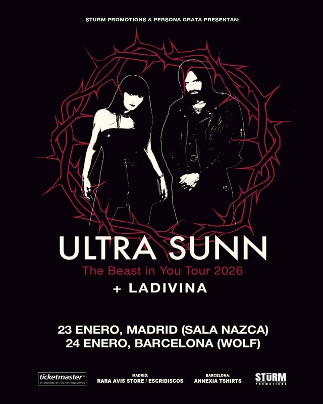 El dúo belga Ultra Sunn actuará en España dentro de su gira «The Beast in You»