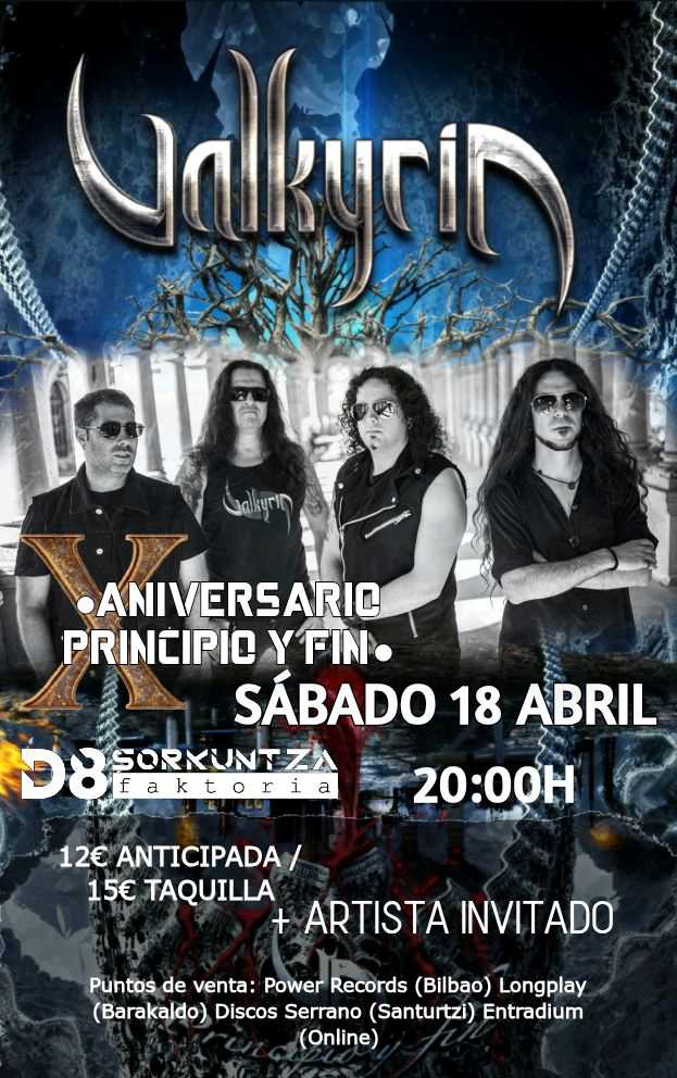 Valkyria presenta el concierto de X aniversario de «Principio y Fin»
