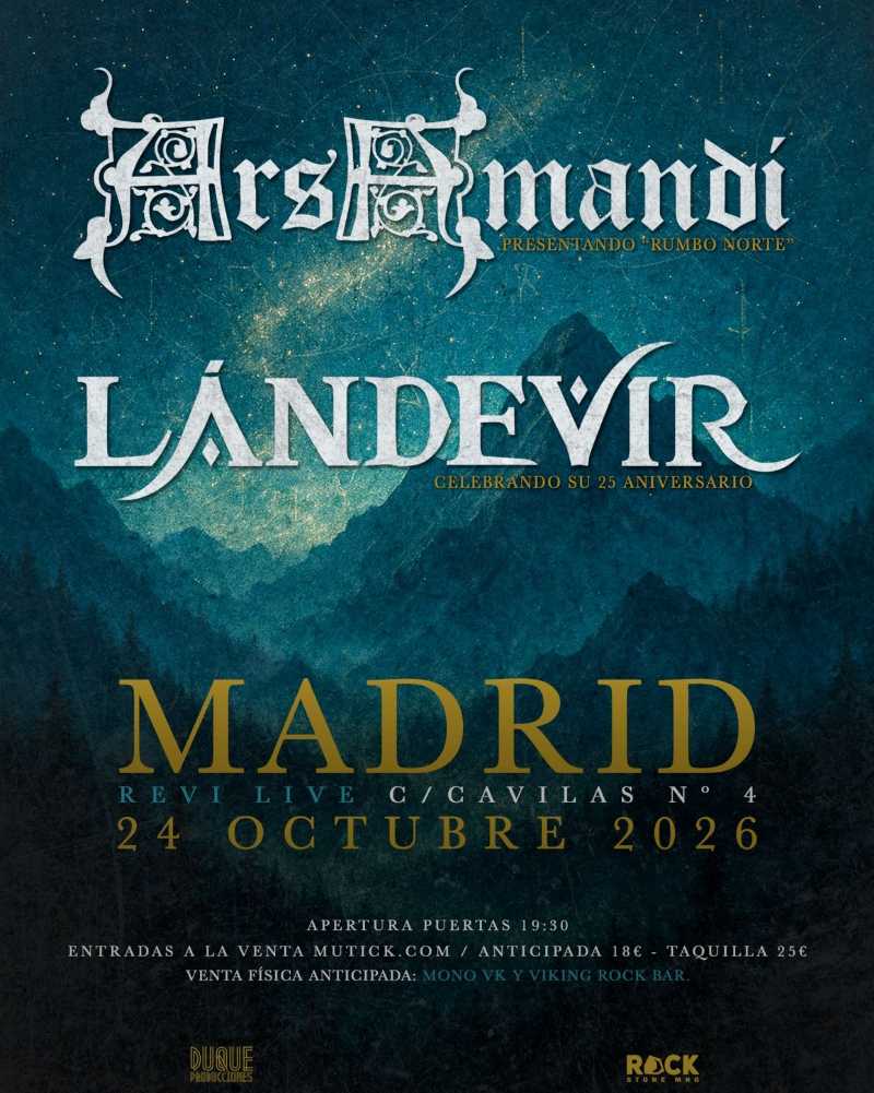 Ars Amandi y Lándevir juntos en concierto en la Revi Live de Madrid